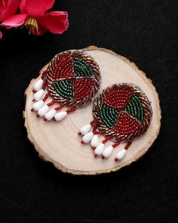 Multicolored Beads Earrings 