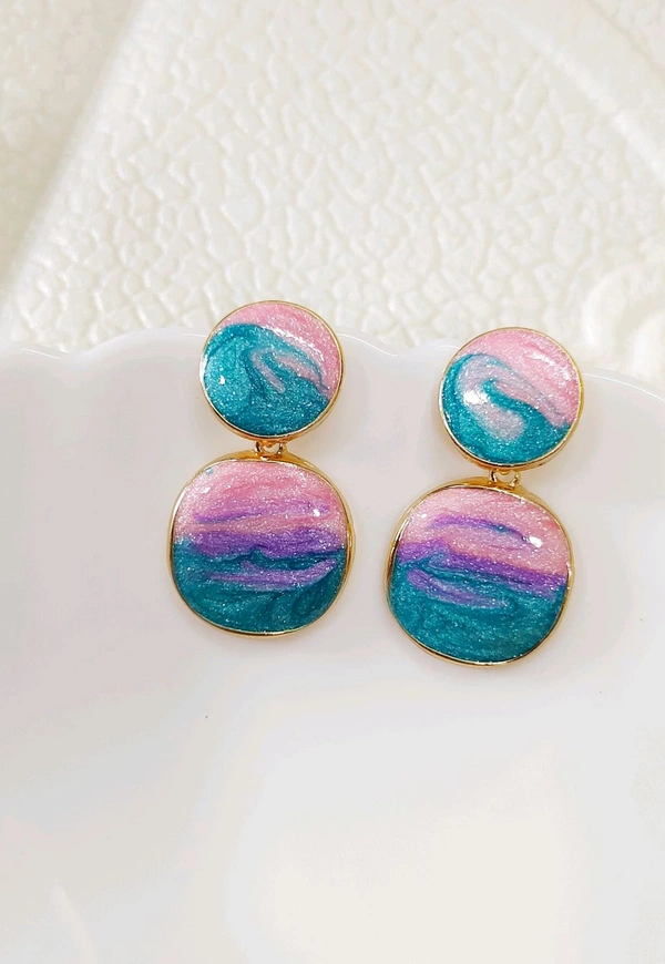 Quirky Candilicious Marble Drops Earrings 