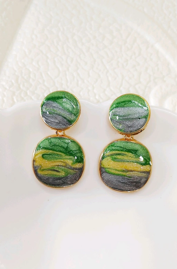 Quirky Candilicious Marble Drops Earrings 