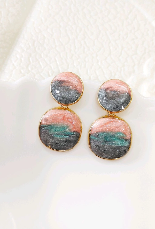 Quirky Candilicious Marble Drops Earrings 