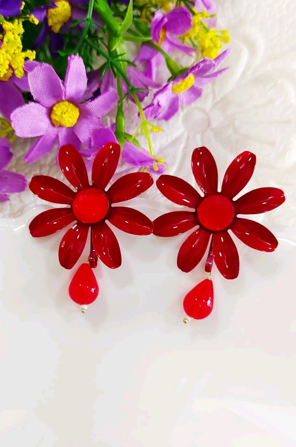 Lovely Floral Earrings 
