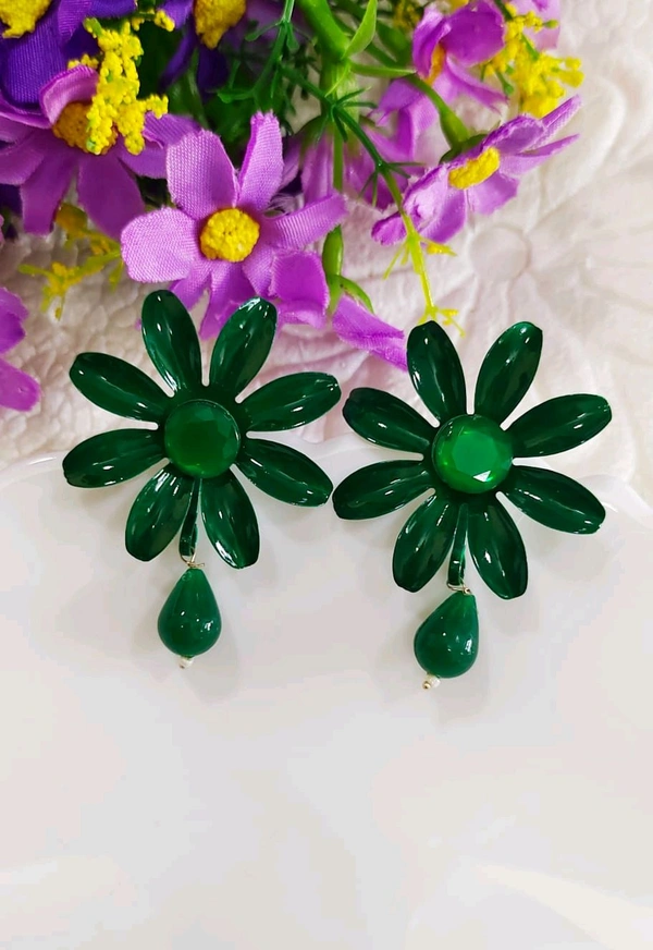 Lovely Floral Earrings 