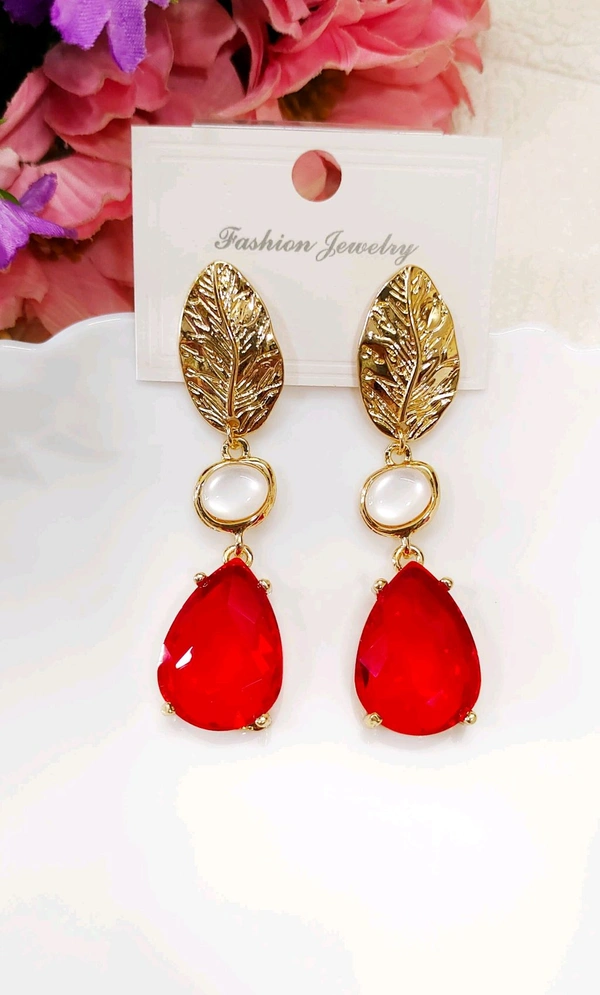 Exclusive Designer Leaf Danglers 