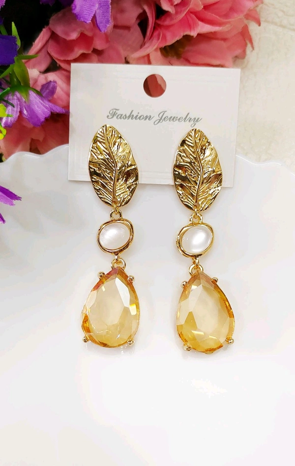 Exclusive Designer Leaf Danglers 