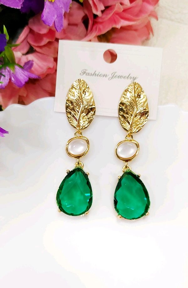 Exclusive Designer Leaf Danglers 