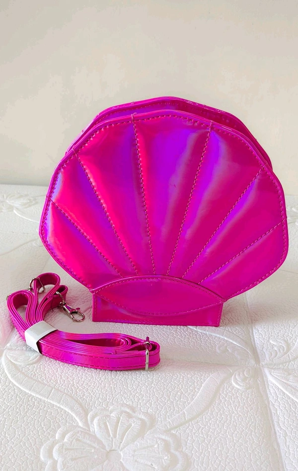 Pretty Pink Shell Sling Bag 