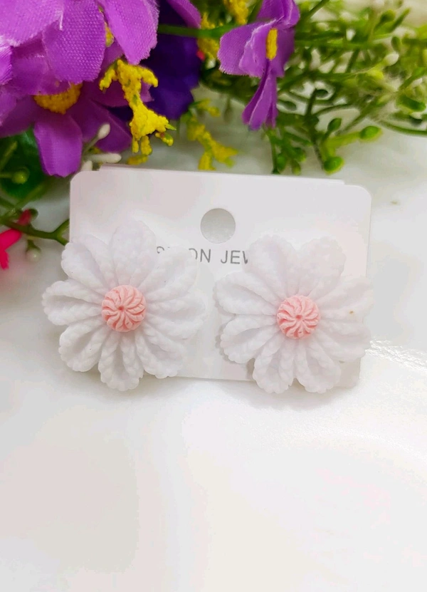 Flower Medium Size Studs