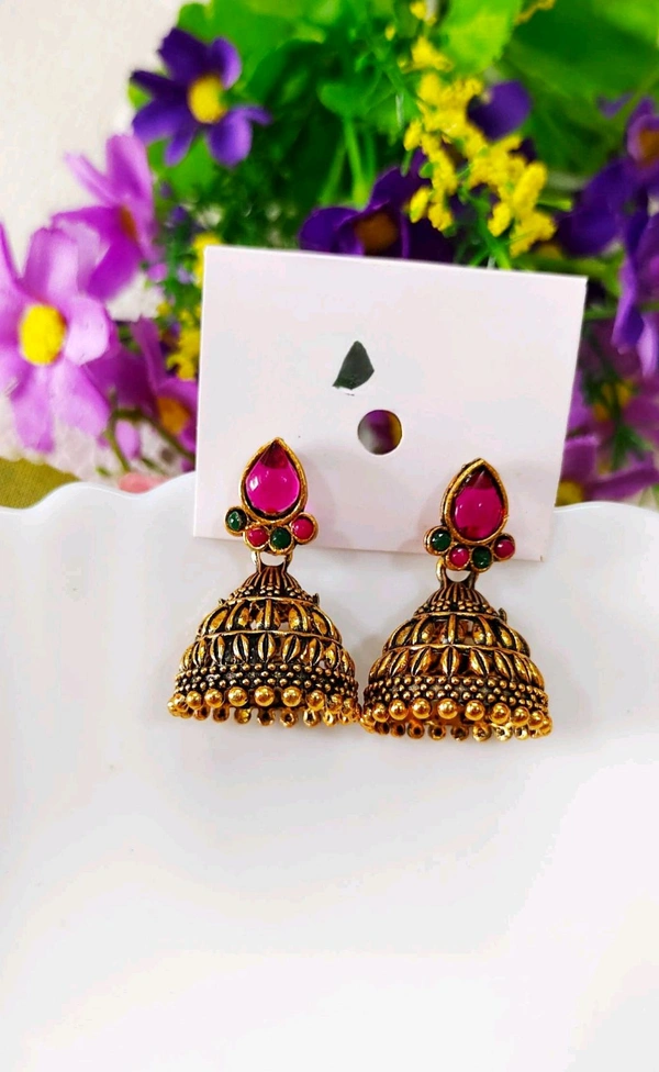 Beautiful Golden Jhumka