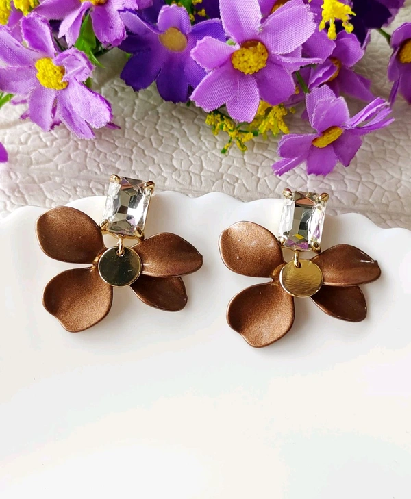Quirky Floral Petals Earrings 