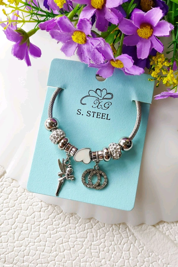 Adjustable Charms Kada Bracelet 