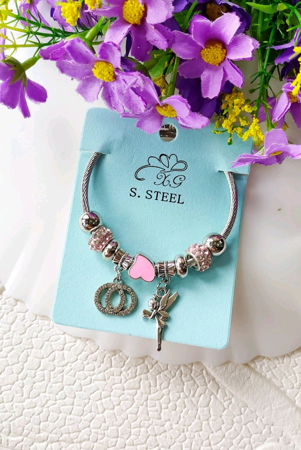 Adjustable Charms Kada Bracelet 