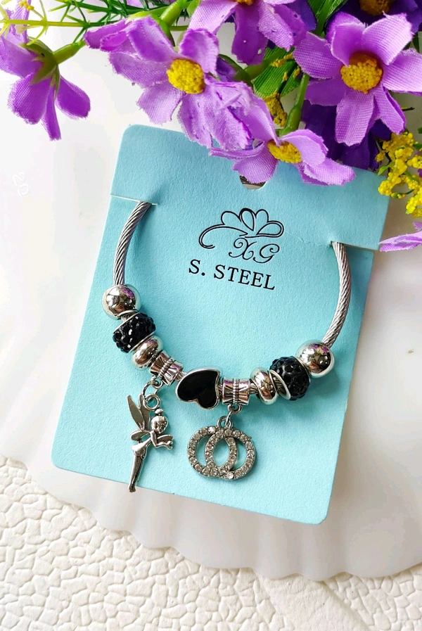 Adjustable Charms Kada Bracelet 