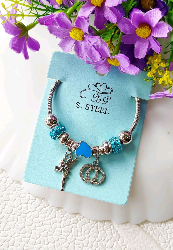 Adjustable Charms Kada Bracelet 