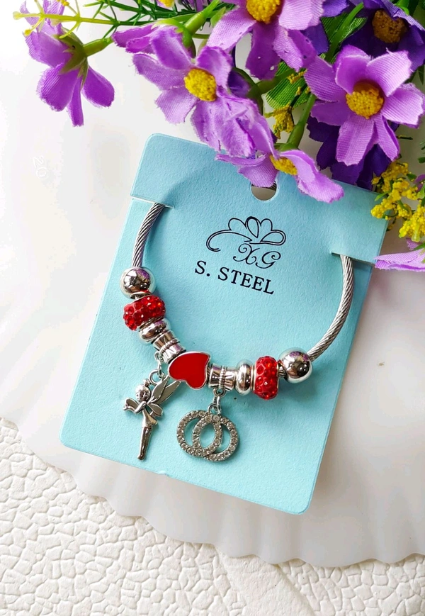 Adjustable Charms Kada Bracelet 