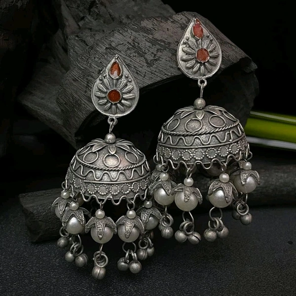 Beautiful Premium Black Polish Long Jhumka