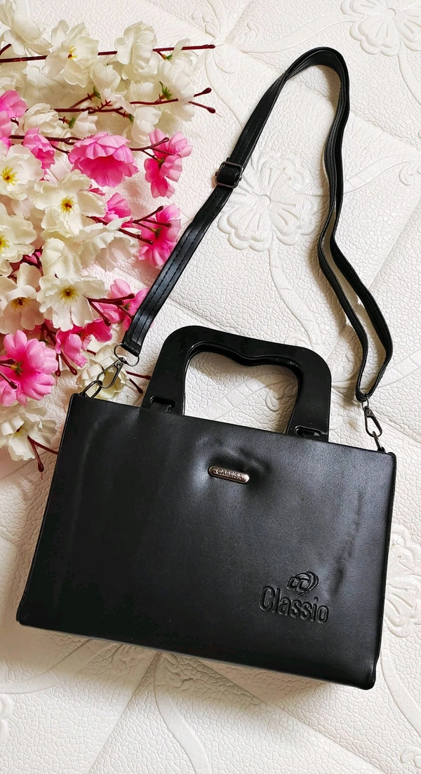 Stylish Rich Black Sling Bag 