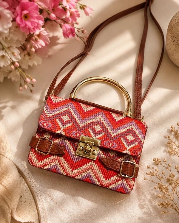 *Stylish Jacquard boho-inspired Sling Bags* 💫 - Style1