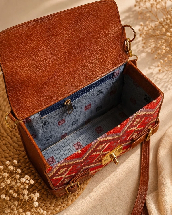 *Stylish Jacquard boho-inspired Sling Bags* 💫 - Style1