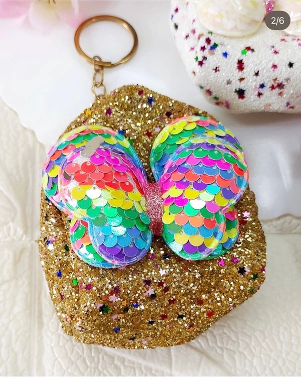 Glittery Coin Pouch / Keychain
