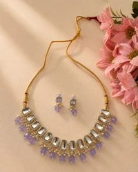 🌸Regal Kundan Drop Collection 🌸 - Maroon