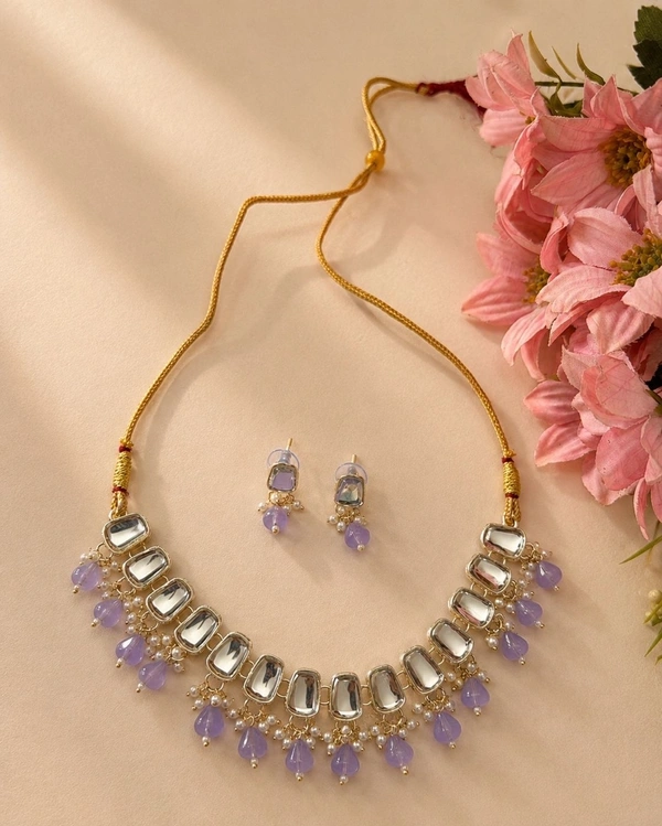 🌸Regal Kundan Drop Collection 🌸 - Maroon