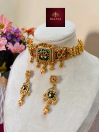 *Antique Vamika Choker Necklace Set* 🌸
