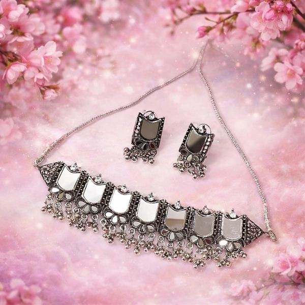 SheeshMahal Noor Choker Set - multi