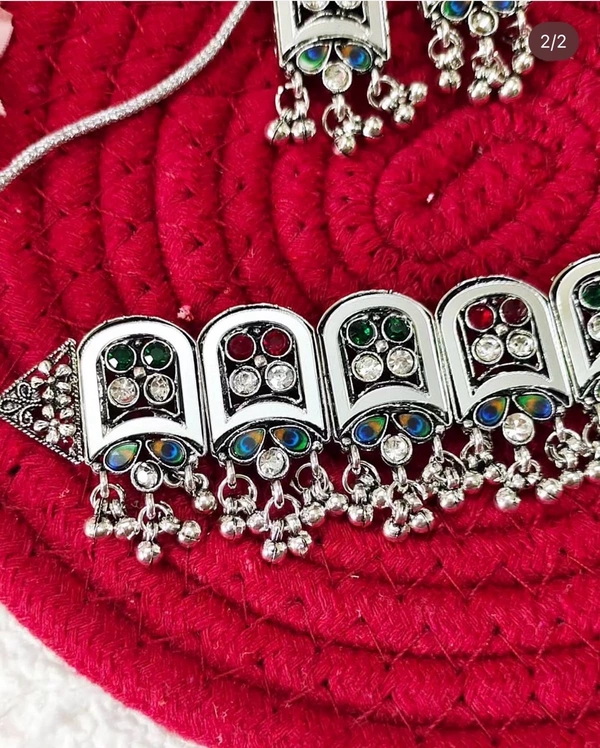 SheeshMahal Noor Choker Set - multi