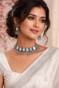 SheeshMahal Noor Choker Set - multi