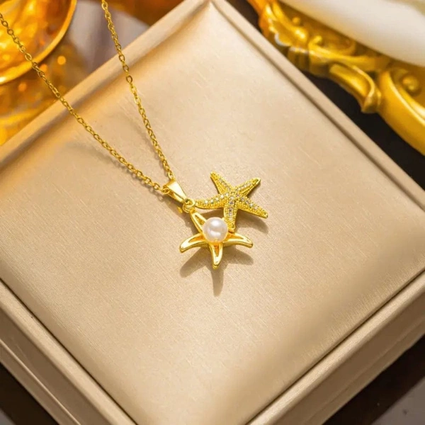 Ocean whisper Star Necklace