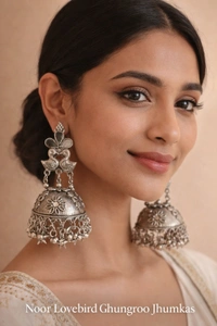 Meher Twin Swan Heritage Jhumka✨