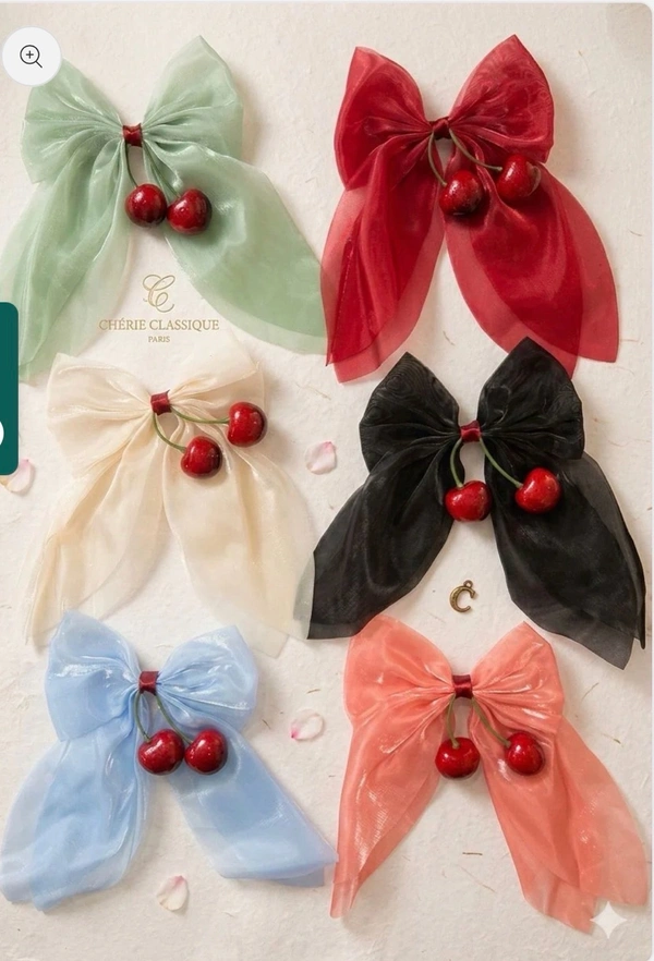 “Pinterest called… your dream hair clip is here🍒”