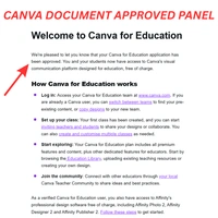 Canva Admin Panel [Education Document Approved Panel]