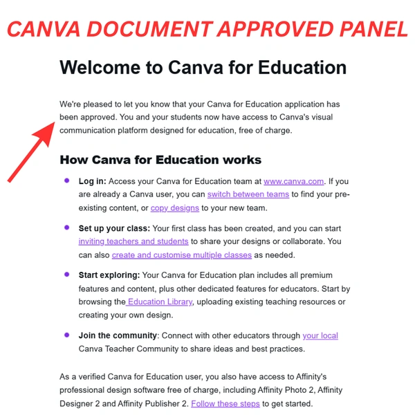 Canva Admin Panel [Education Document Approved Panel]