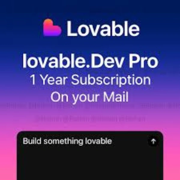 Lovable Dev. Pro [1 Year]