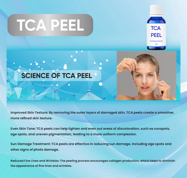 TCA 15% CHEMICAL Peel At HOME For Scars, Dark spots, Pigmentation, Peeling Etc