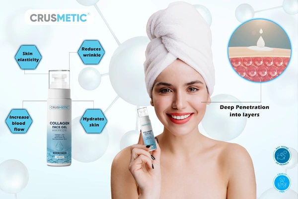 Buy Profit Collagen Gel for Face – Advanced Hydrating Formula to Reduce Acne Scars, Fine Lines, and Wrinkles | Boosts Skin Elasticity, Promotes Even Tone, and Restores Radiance | Anti-Aging & Firming Gel for All Skin Types" - 50 ML, White