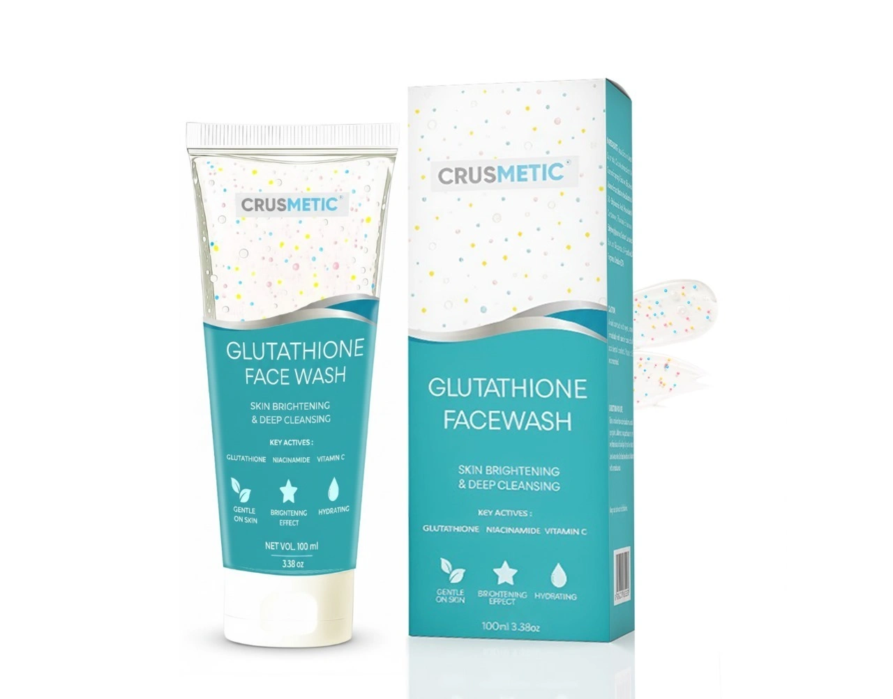 A Glutathione Face Wash with Niacinamide, & Vitamin C (100ml) | Face Wash  for Radiant & Even-Toned | Helps Reduce Dullness & Uneven Appearance |  Suitable for All Skin Types