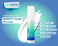 CRUSMETIC 10% Glycolic Acid Cream 30g | Reduce Pigmentation and Tanning | Removes Dead Skin