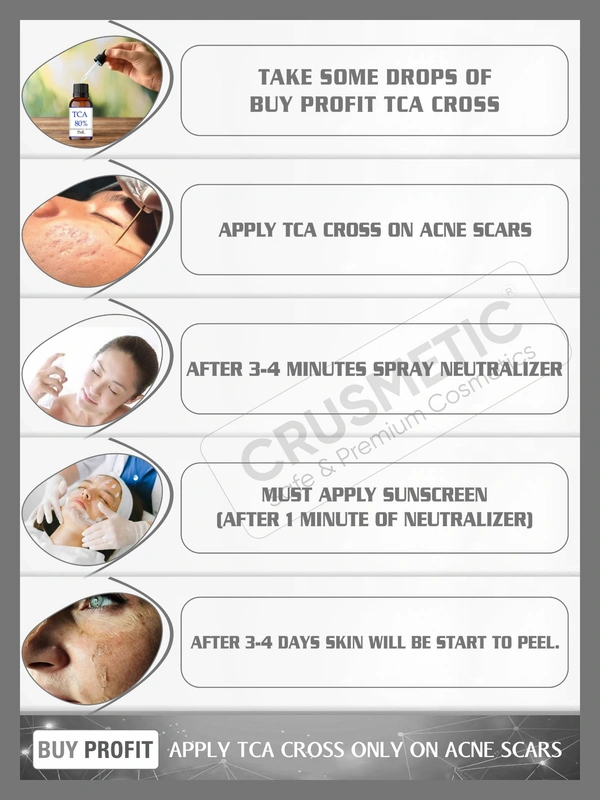 A TCA Cross 50% For Acne Scars, moles, and warts etc
