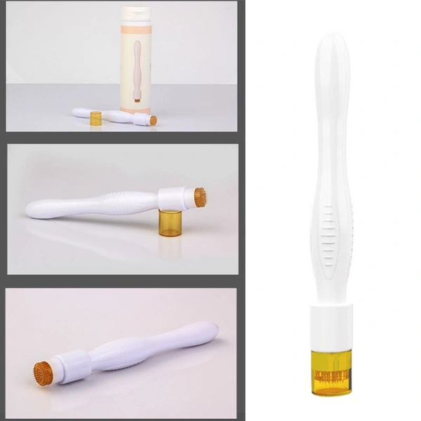 Derma Stamp 1.5 MM With Titanium Needles For Acne Scars, Wrinkles,Hair Regrowth - 1.5 mm, White