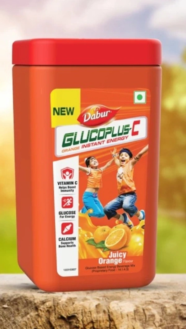 Dabar Glucoplus-c Orange Flavoured  400g 