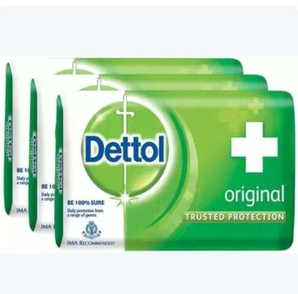 Dettol Orignal Germ Defence Soap Bar 3U X 125g +25g free
