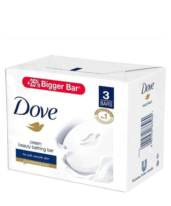 Dove Cream Beaty Bathing bar 3U X 125g