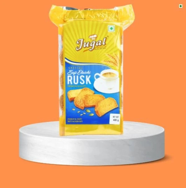 Jugal Special Suji Elaychi Rusk - 400g