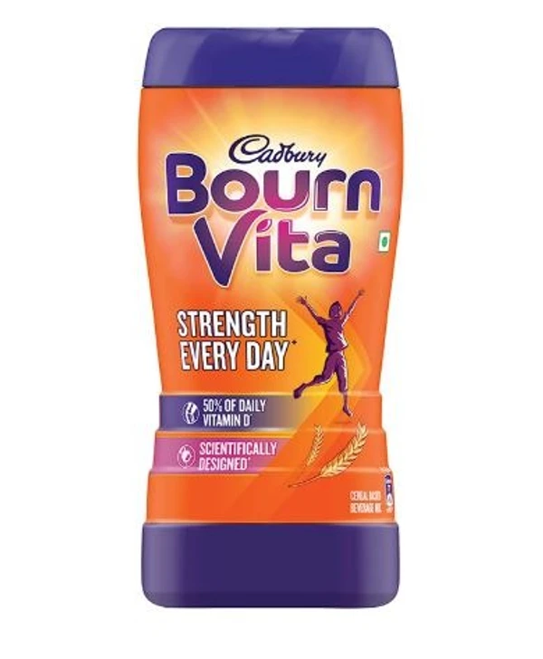 Cadbury Bournvita Health & Nutrition Drink Powder, Jar - 500g