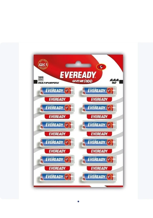 Eveready Blue AAA 912 Battery - 1Unite