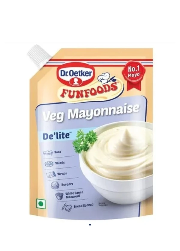 Dr Oetker Funfoods Veg Mayonnaise De'lite 750g