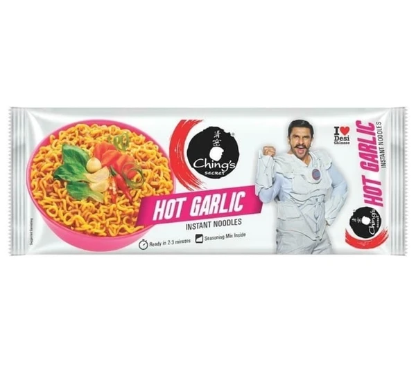 Ching's Secrect Instant Noodles - 240g, Hot Garlic