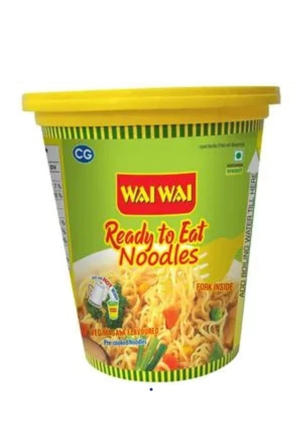 Wai Wai Veg Masala Flavoured Noodles 70g